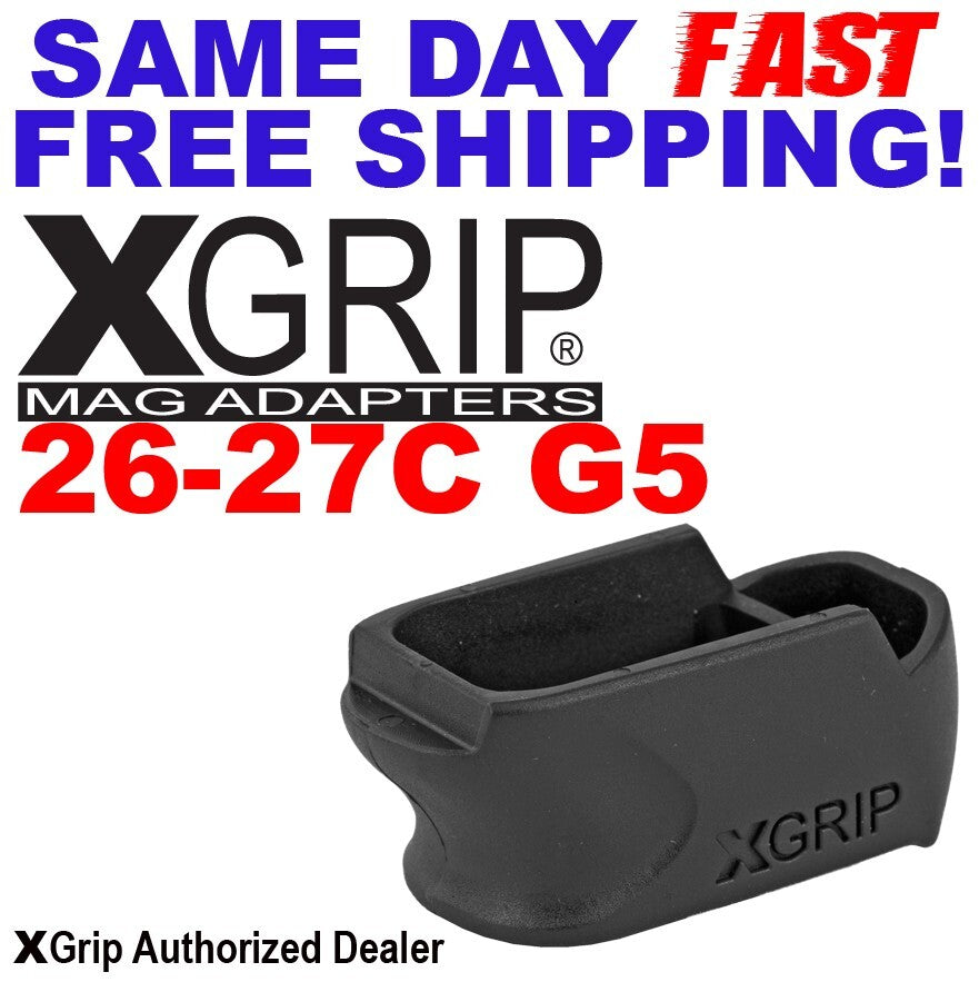 Magazine Adapter for Gen 5 19/23, Fits 26/27 Magazines, Fast Shipping