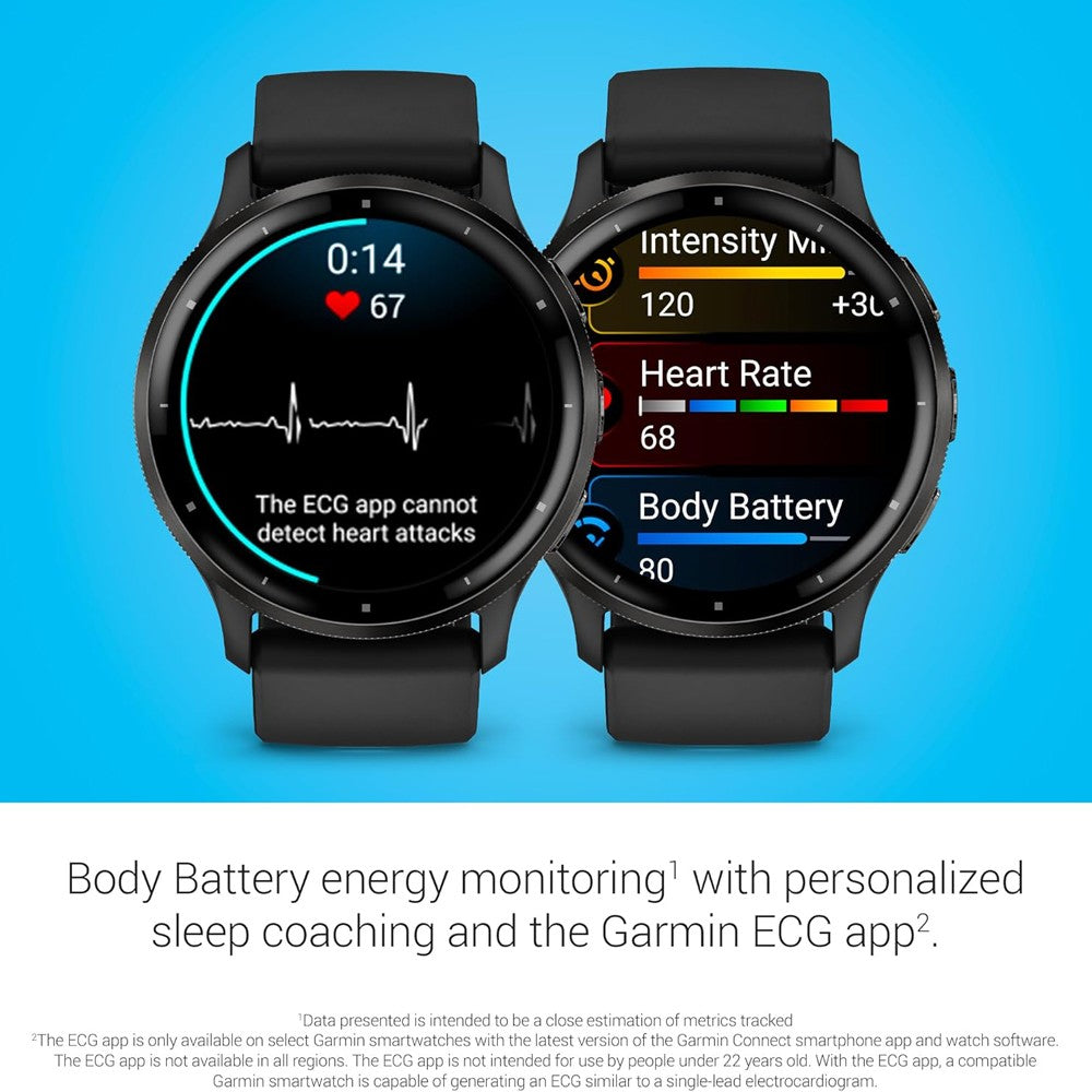 Garmin Venu 3 GPS Smartwatch 45mm Fitness Tracker with Heart Rate Monitor
