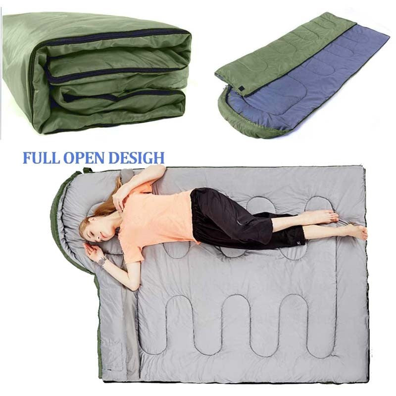4-Season Waterproof Sleeping Bag for Camping & Hiking - Lightweight, Eco-Friendly