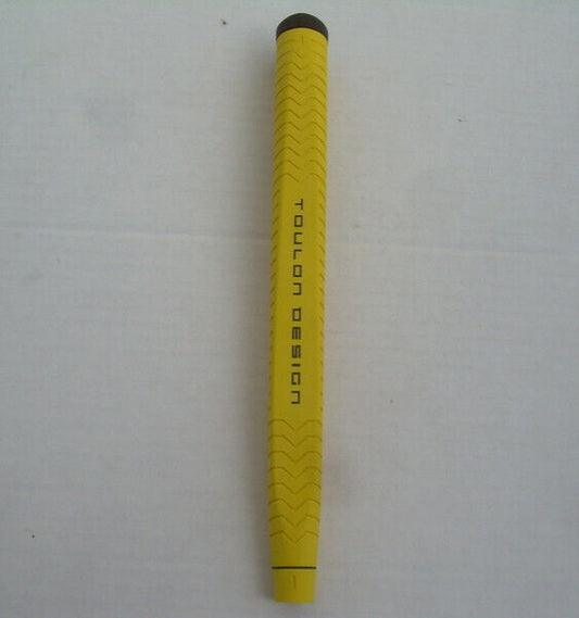 Golf Putter Grip - Deep Etched Yellow Putter Grip for Golf Clubs - Rare Toulon Design