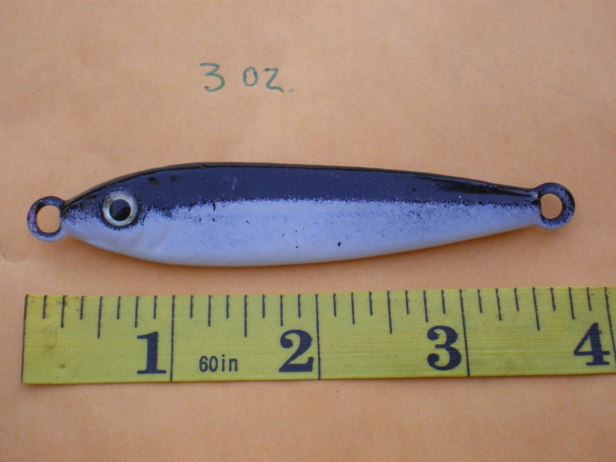 Saltwater Fishing Lure Spoon Set - 5 Multi-Color Lead-Free Jigs, 3 Oz