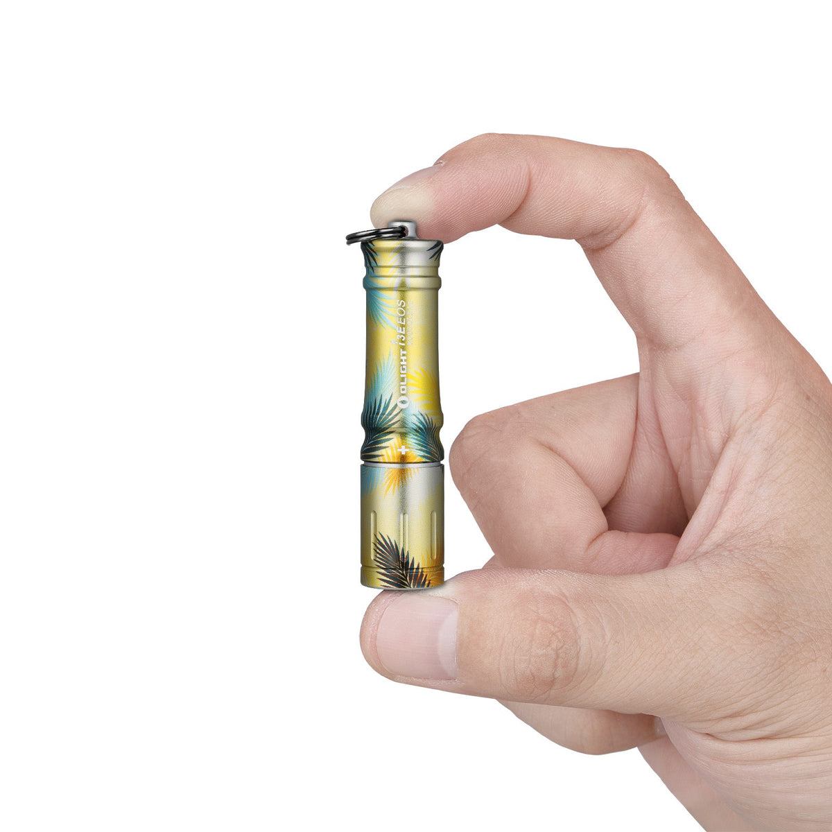 Waterproof EDC Keychain Flashlight - 90 Lumens, Aluminum, Compact