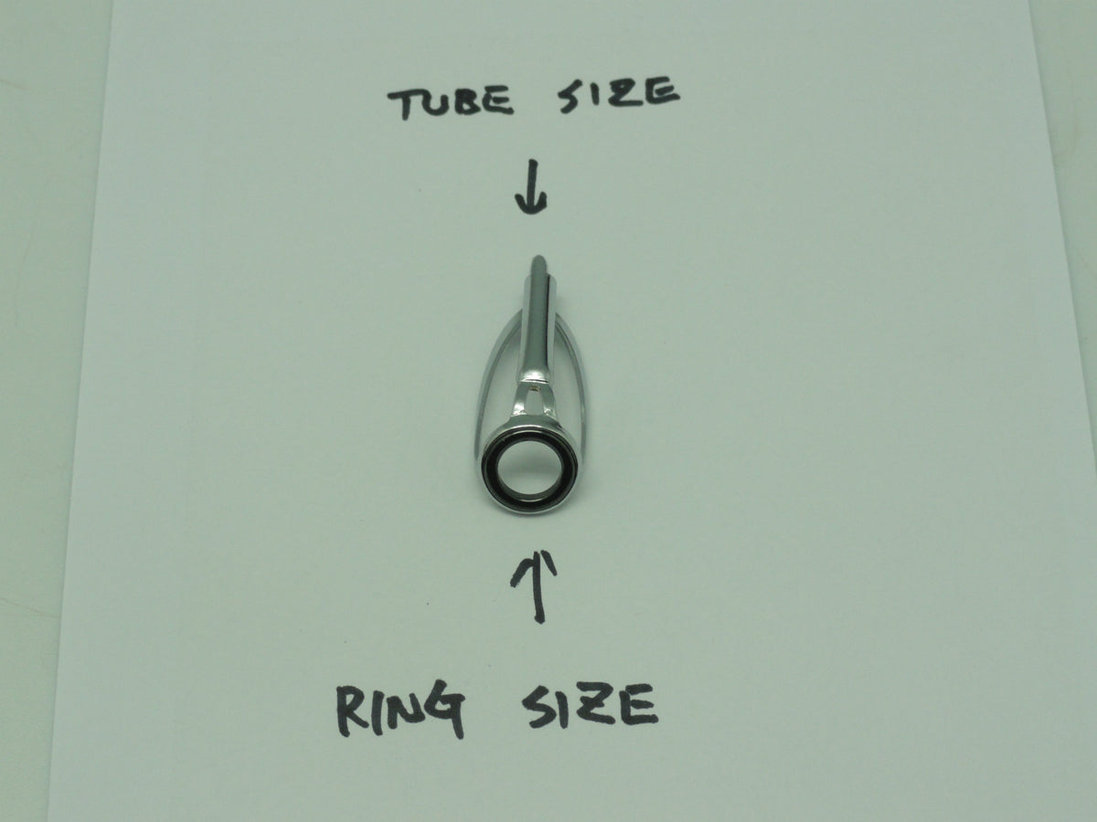 Saltwater Spinning Rod Guide Set with SIC Rings - 8 Guides #10-30 for Surf & GT Fishing