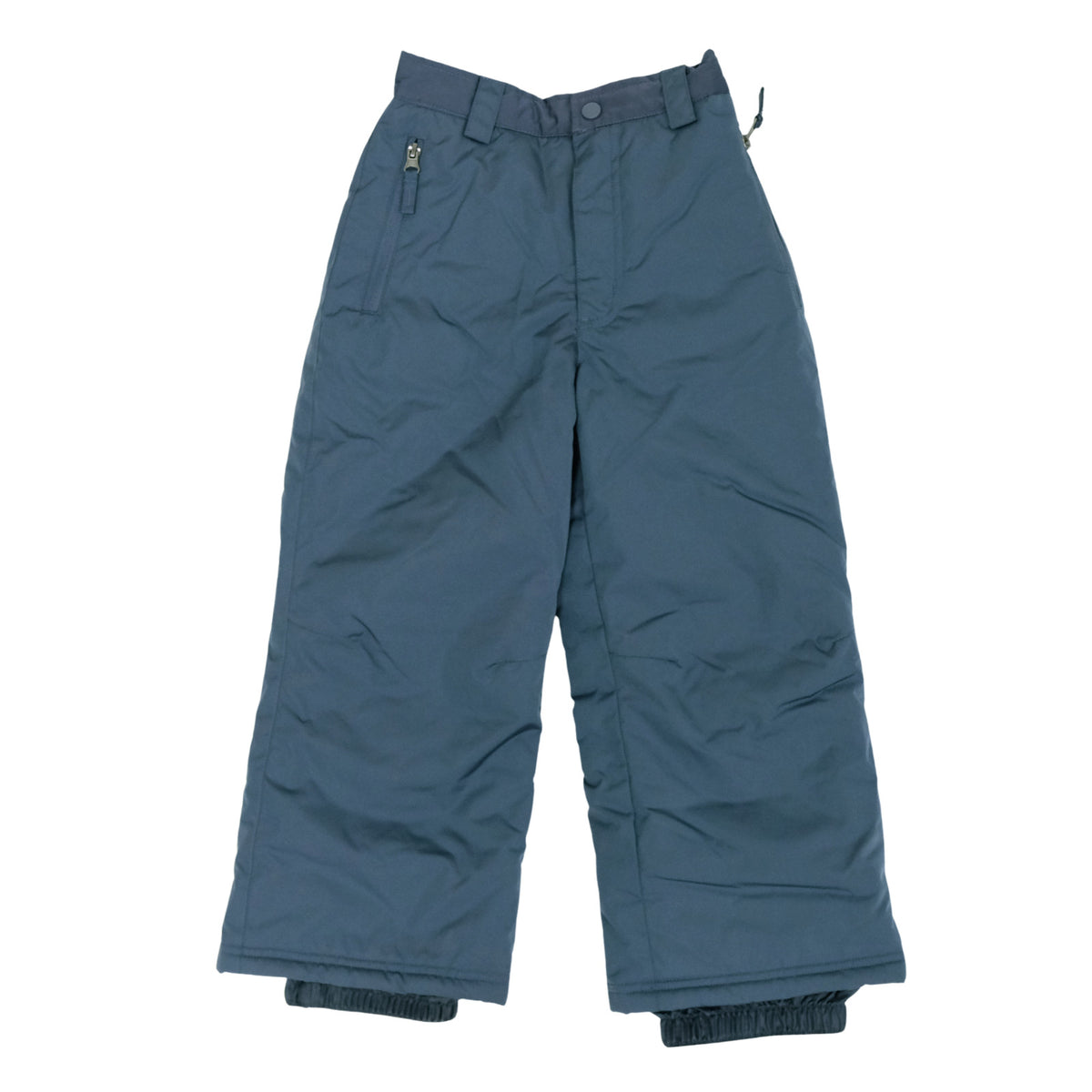 Kids Water-Resistant Snow Pants - Charcoal Grey, Size S (6/7)