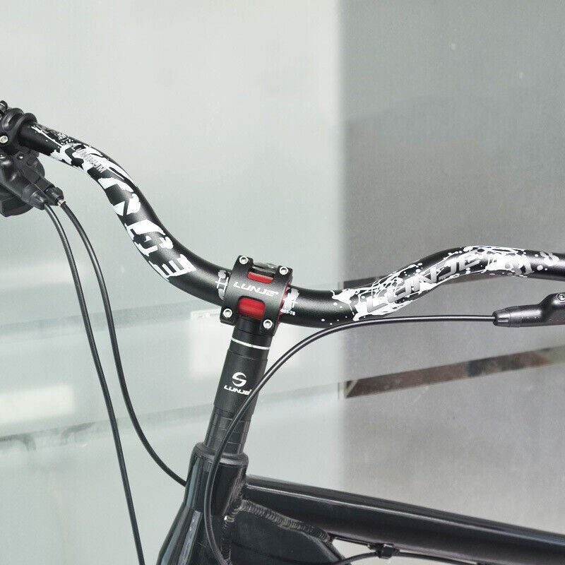 Mountain Bike Riser Handlebars 30/90mm Rise 720mm Length Aluminum Alloy
