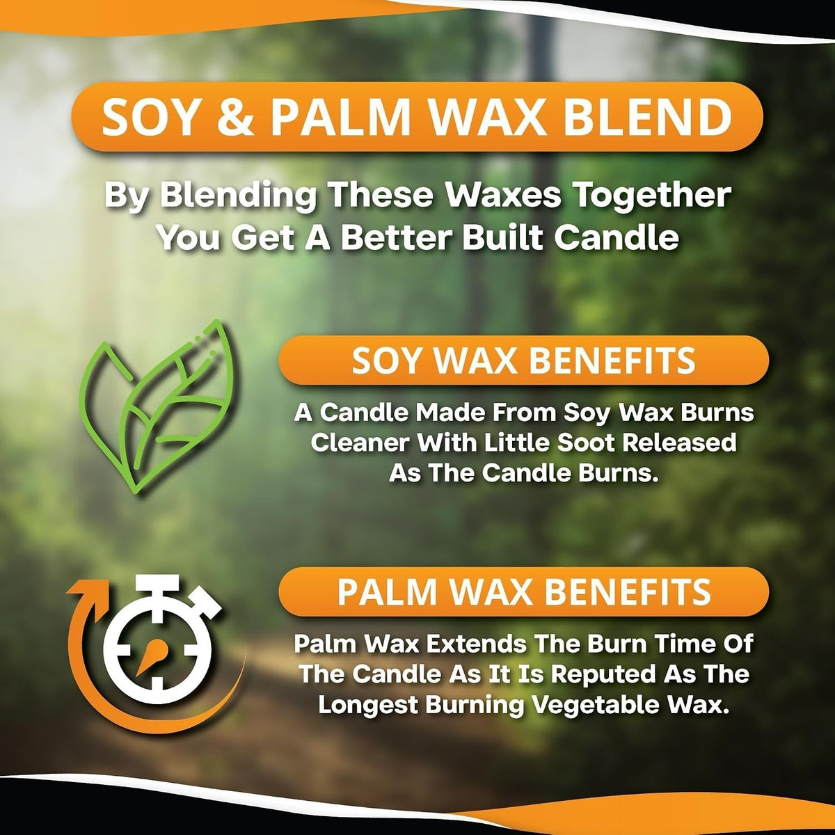 Survival Candle in Tin Box with 4 Wicks, 48 Hour Burn Time, Palm and Soy Wax