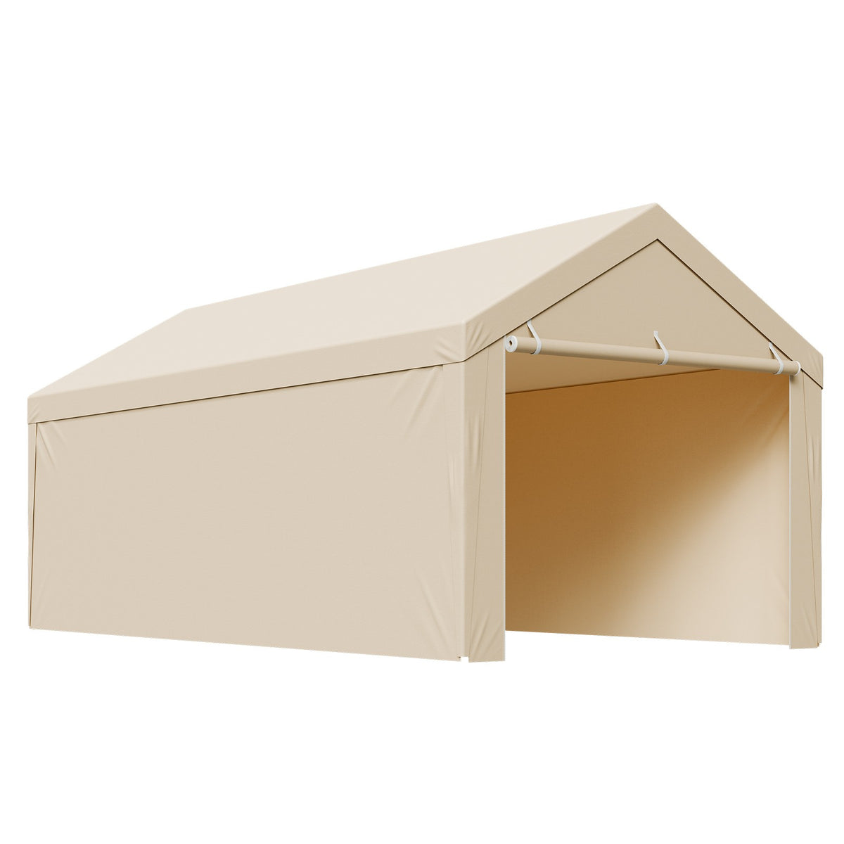 10x20 ft Carport Canopy Cover with Side Panels - Waterproof Outdoor Shelter