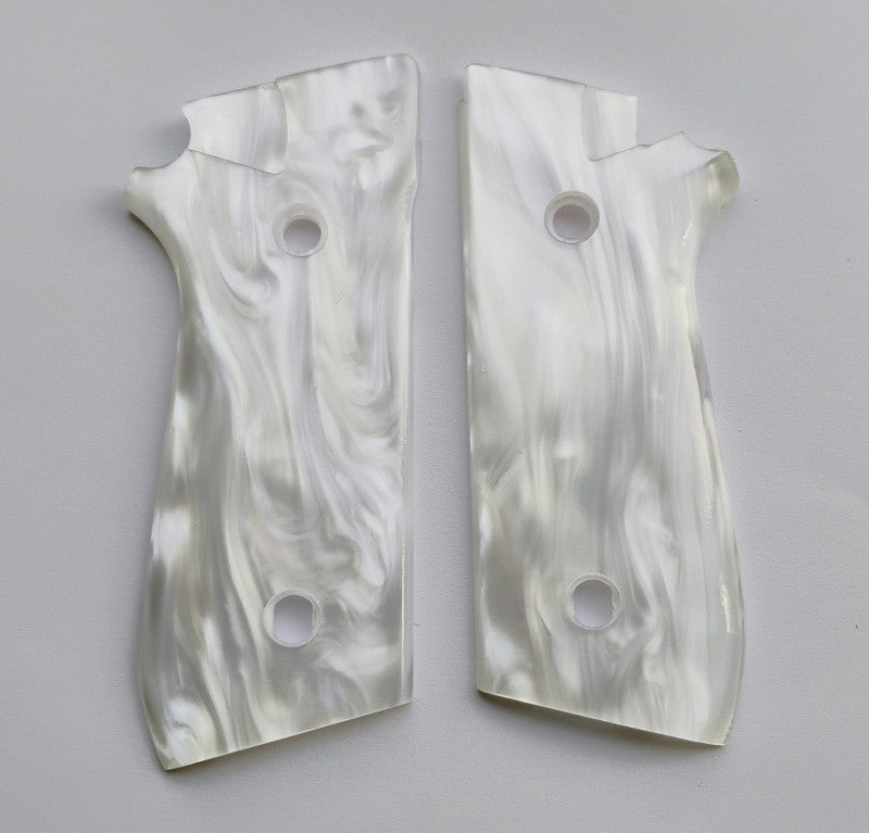 Pearl White Pistol Grip Replacement for Taurus PT92 - Gun Accessories