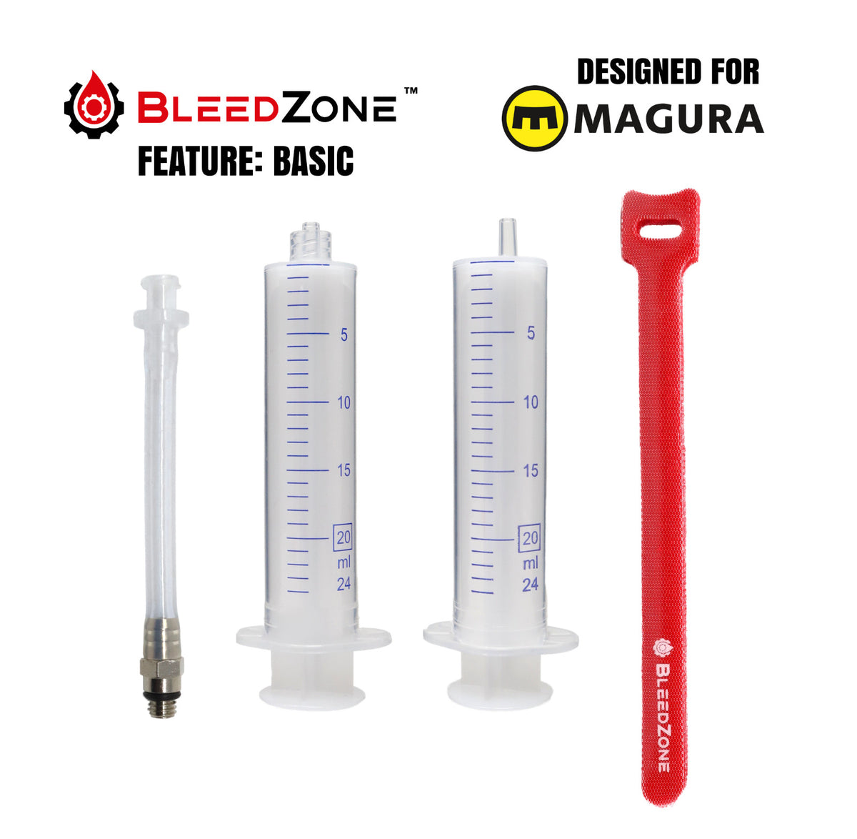 Hydraulic Brake Bleed Kit for Magura Mountain Bike Disc Brakes - Multiple Features