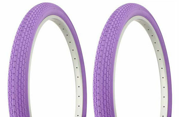 26-Inch Bicycle Tire with Brick Tread - Multiple Colors Available
