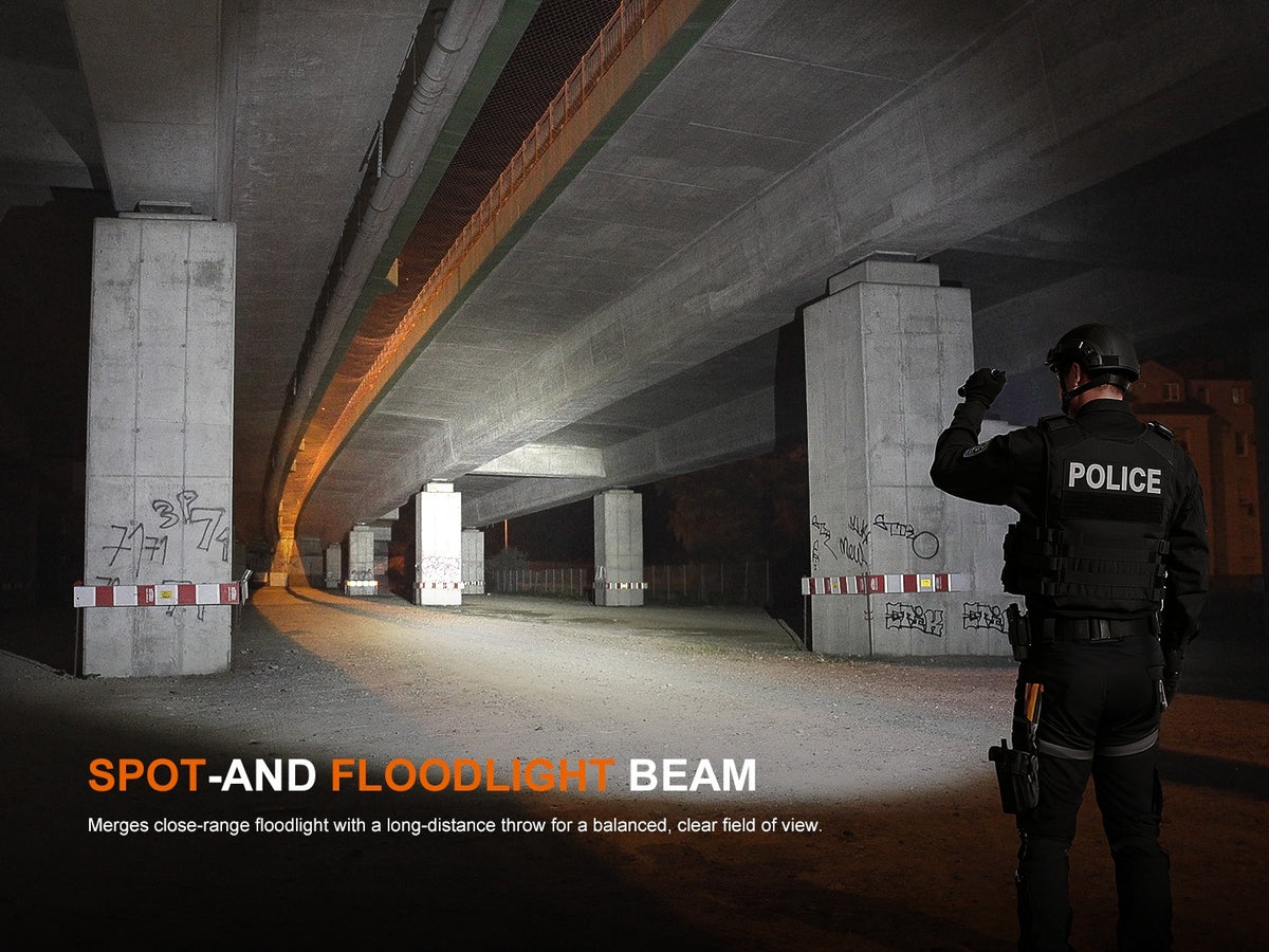 Rechargeable Tactical Flashlight 3600 Lumens with UV Red Blue Modes