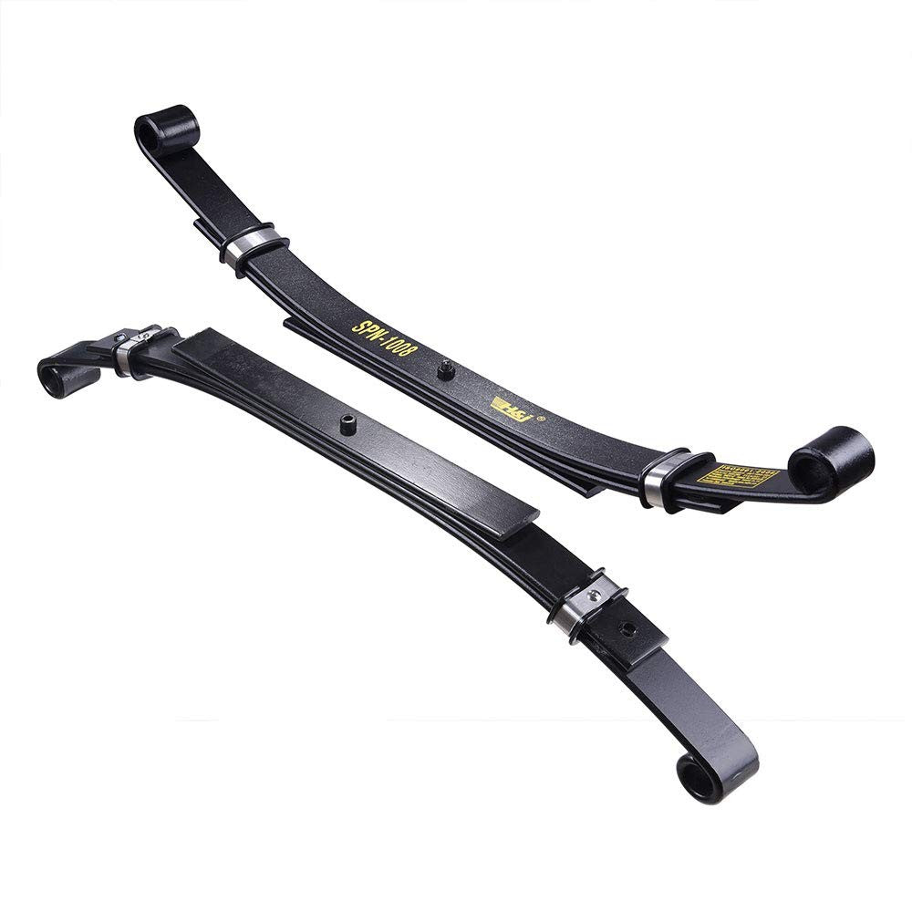 Heavy Duty Rear Leaf Spring Kit for Club Car DS Golf Cart - 3-Leaf Suspension Replacement