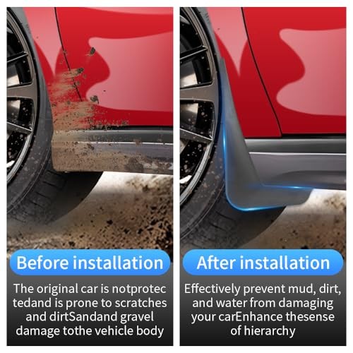Car Mud Flaps Splash Guards for Chevrolet Equinox 2025-2027 - Durable Wheel Fender Protectors