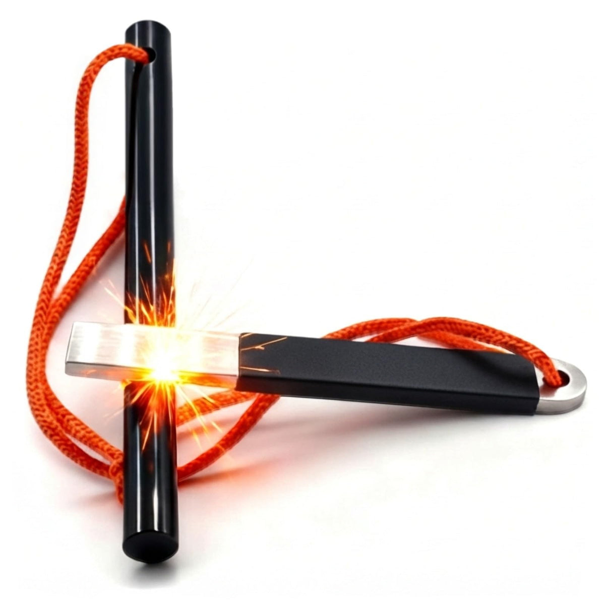 4-Inch Waterproof Ferrocerium Fire Starter for Camping Hiking Survival