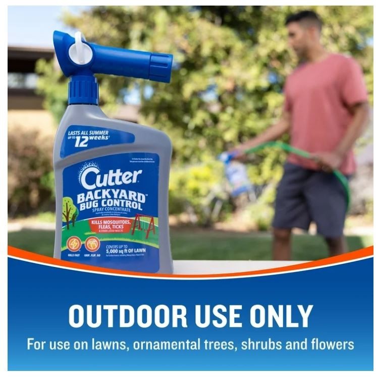 Backyard Bug Control Spray Concentrate for Mosquitoes & Fleas - 32 fl oz