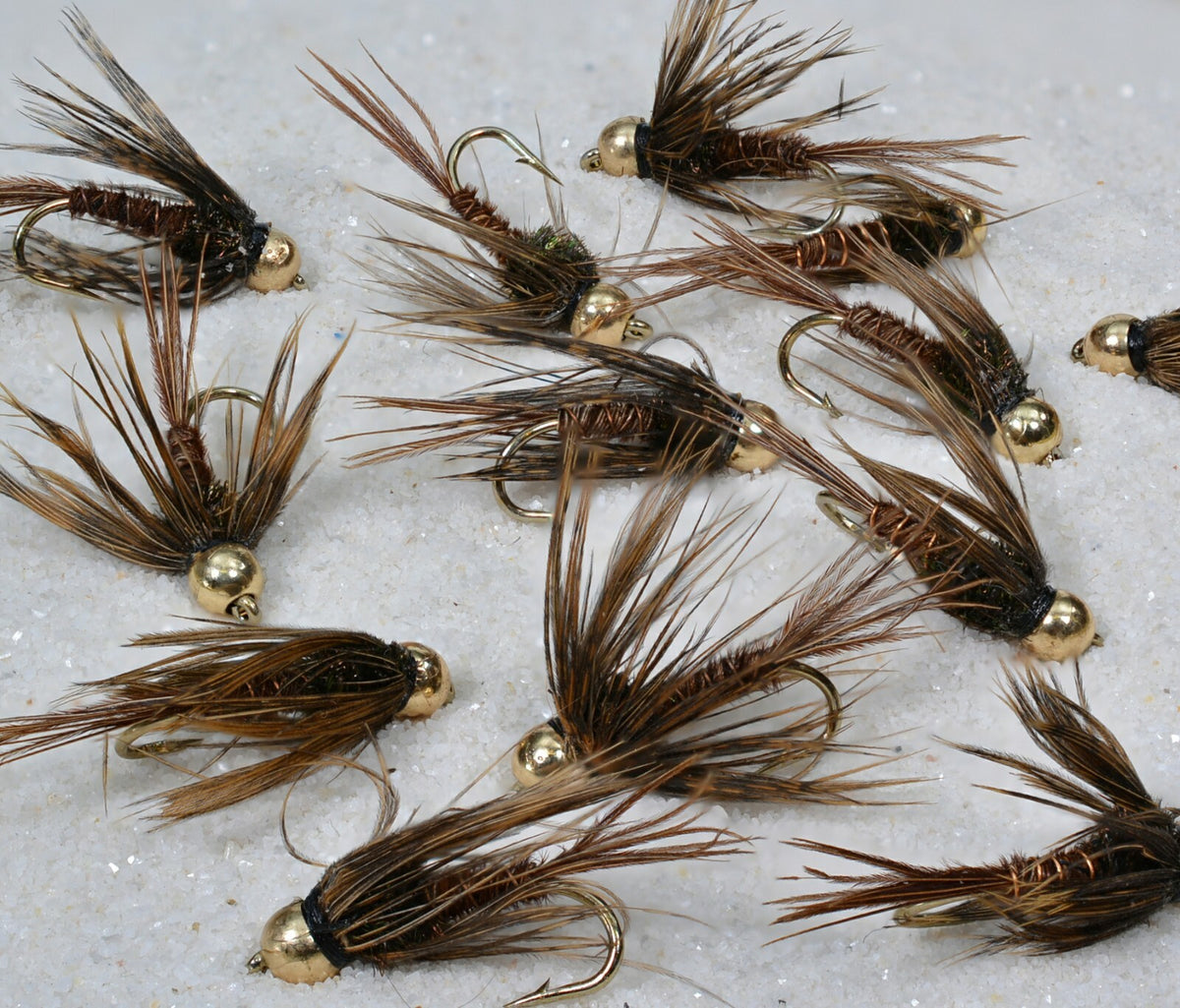 Pheasant Tail Nymph Flies with Soft Hackle - Fly Fishing Tackle Assortment