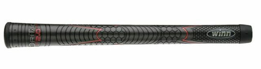 Winn Dri-Tac 2.0 Golf Grip Jet Black 52DT-JBK - Durable, Improved Feel