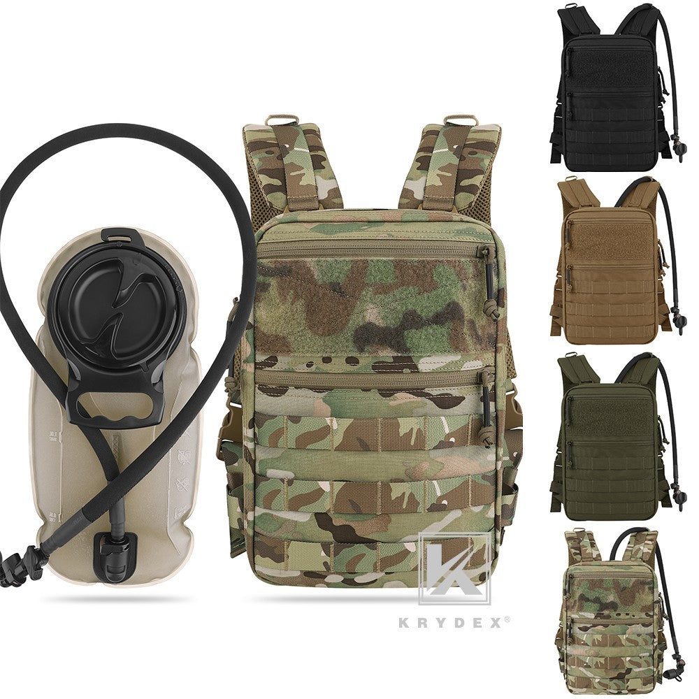 Tactical Hydration Pack with 1.5L Water Bladder MOLLE Backpack