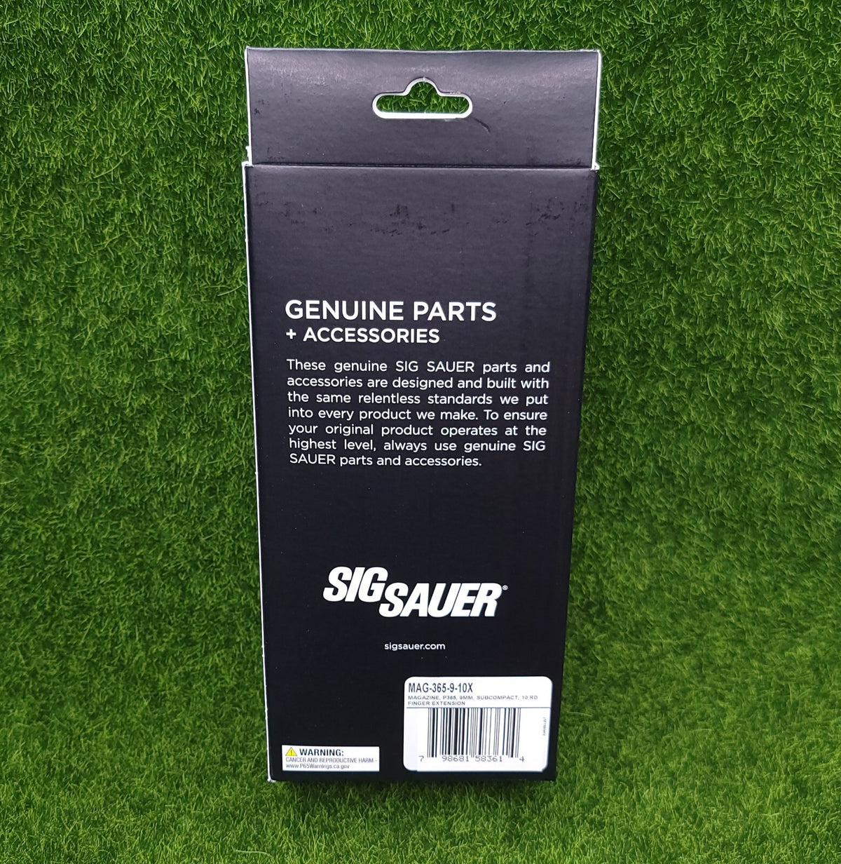 Sig Sauer P365 9mm Sub-Compact OEM Magazine 10 Rounds with Finger Rest