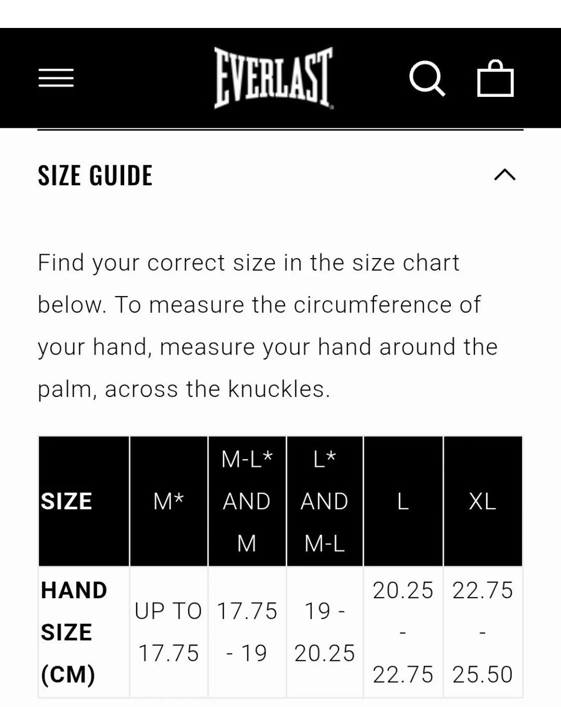Boxing Hand Wraps Black Gray Protective Gear Size M - Everlast Evergel