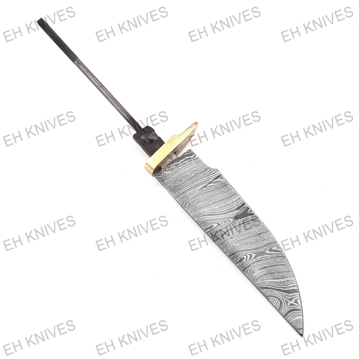 Set of 10 Handmade Damascus Steel Hunting Skinner Knives - Fixed Blade