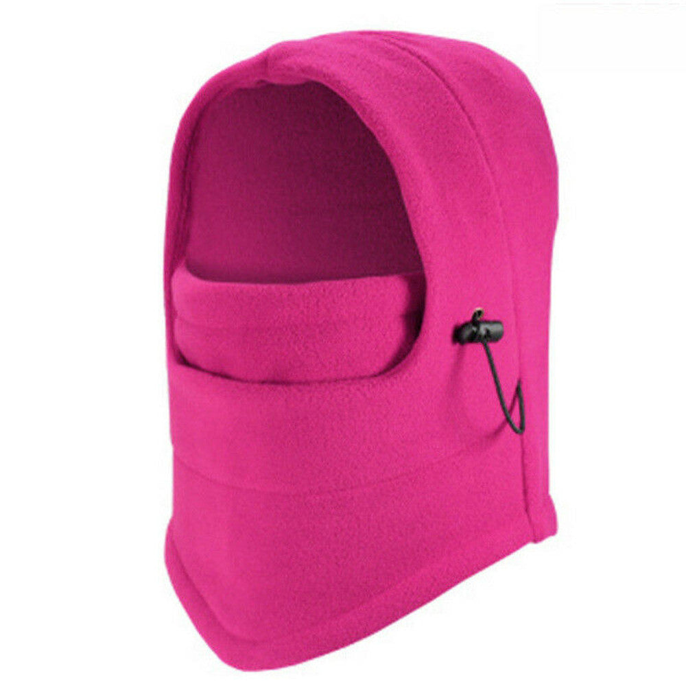 Winter Windproof Fleece Neck Warmer Balaclava Hood for Skiing & Snowboarding