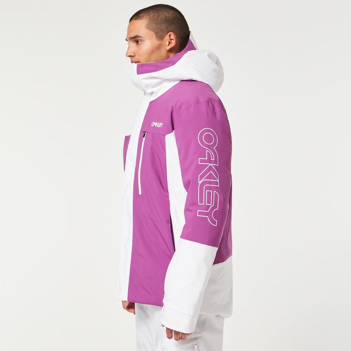 Men's Insulated Oakley TNP TBT Jacket - Ultra Purple/White