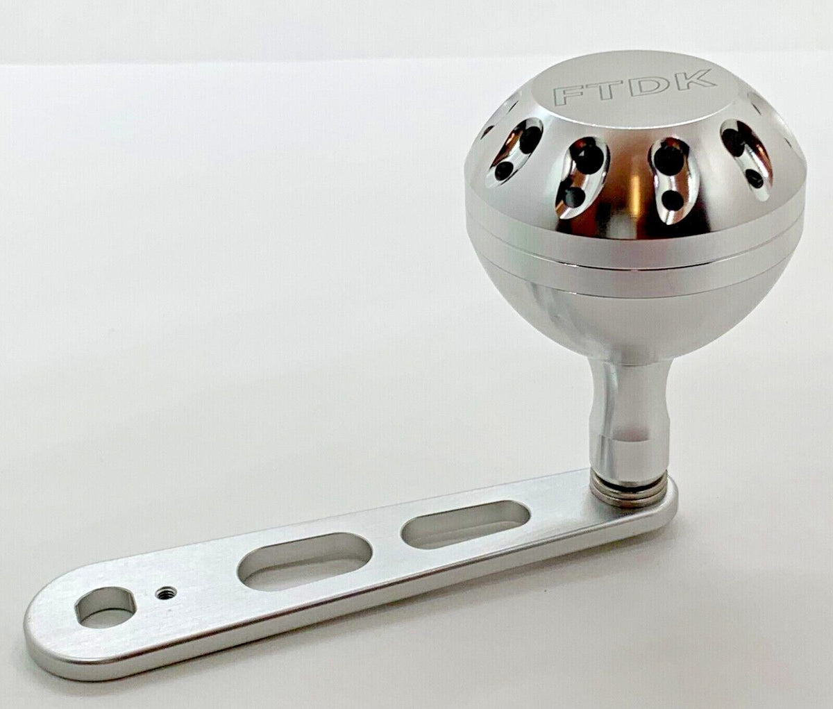 Fishing Reel Handle Kit with 47mm Knob for Saltwater Baitcasting Reels - Custom Aluminum