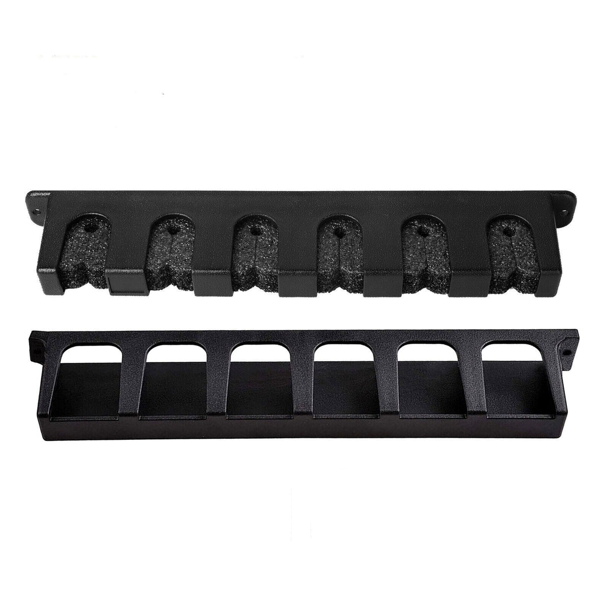 Wall-Mount Fishing Rod Rack Holder Vertical & Horizontal Storage Stand
