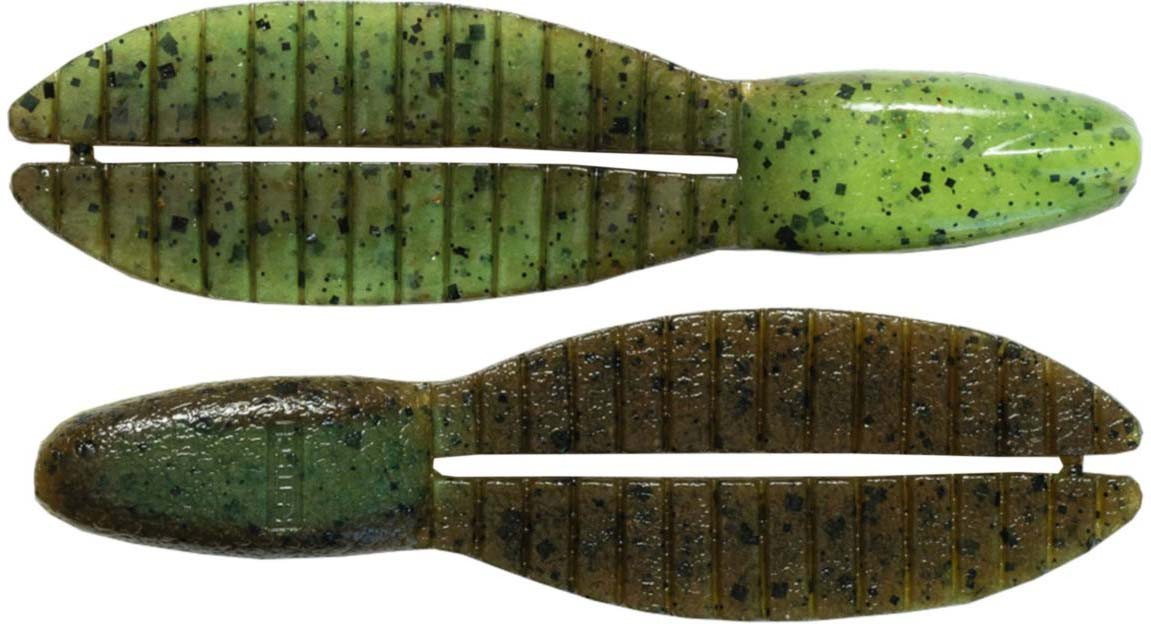 Fishing Soft Plastic Trailer Baits - 3.2 Inch Keitech Flex Chunk, 6 Pack