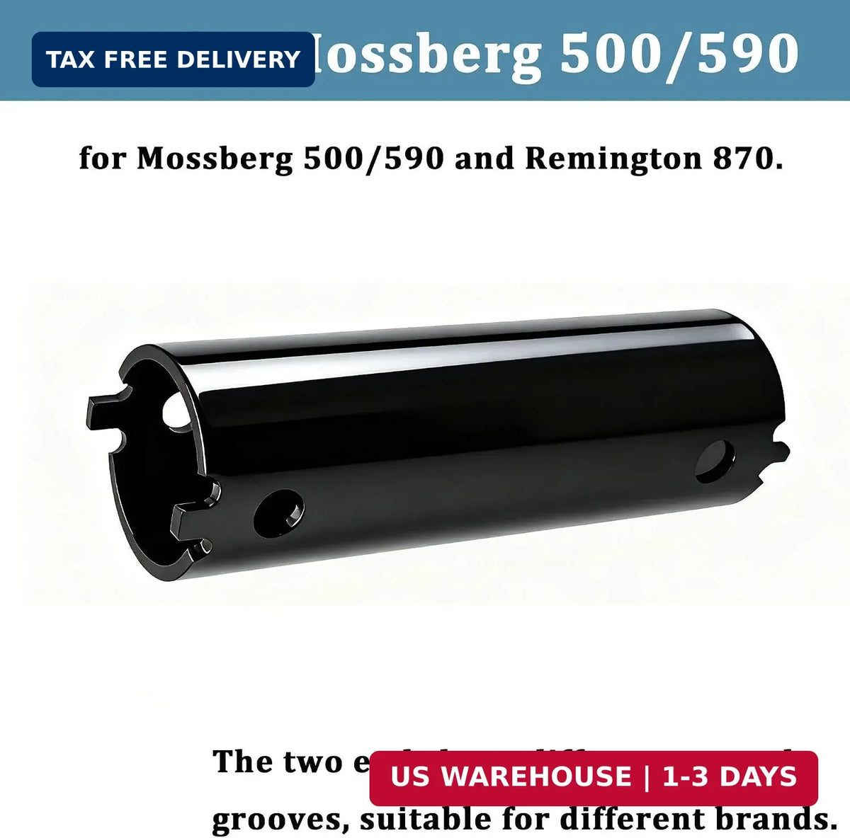 Stainless Steel Forend Nut Installation and Removal Tool for Mossberg 500/590 & Remington 870