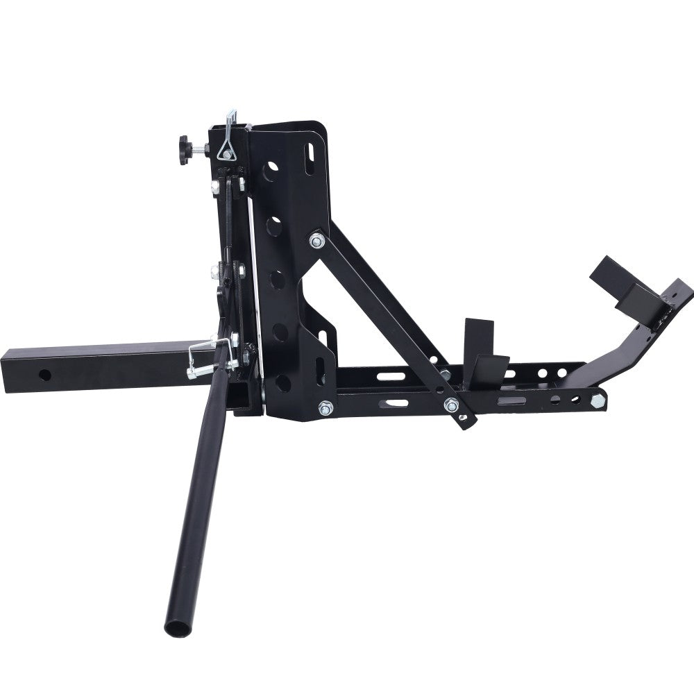 Heavy Duty Motorcycle Trailer Hitch Carrier 800Lbs 2-Inch Receiver Steel