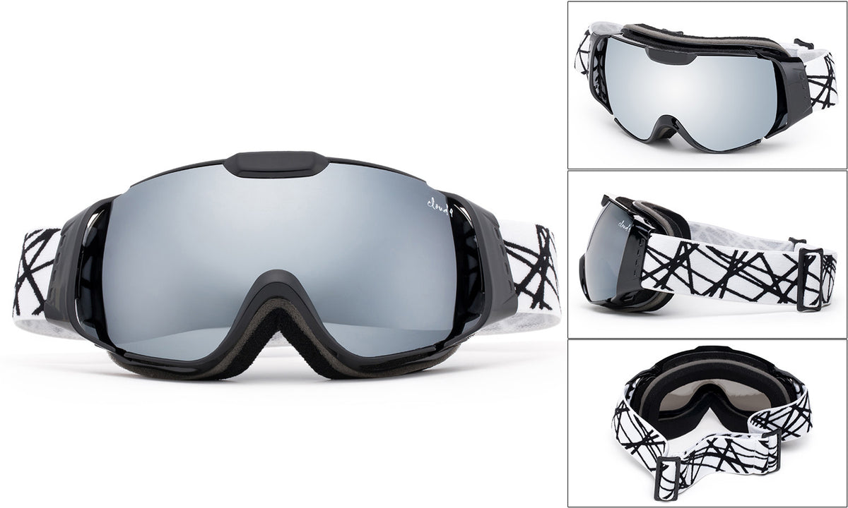 Kids Snow Ski Goggles Dual Lens Youth Ski Goggle with Pouch - Multiple Colors