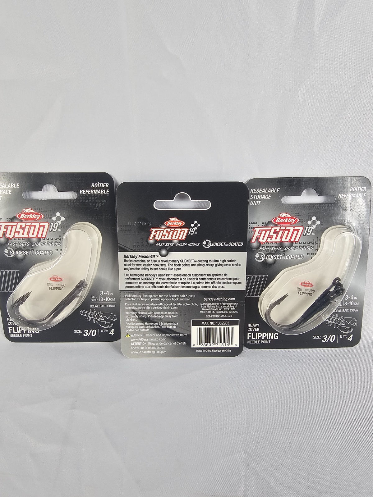 Heavy Cover Flipping Needle Point Hooks Set - Multiple Sizes for Fishing