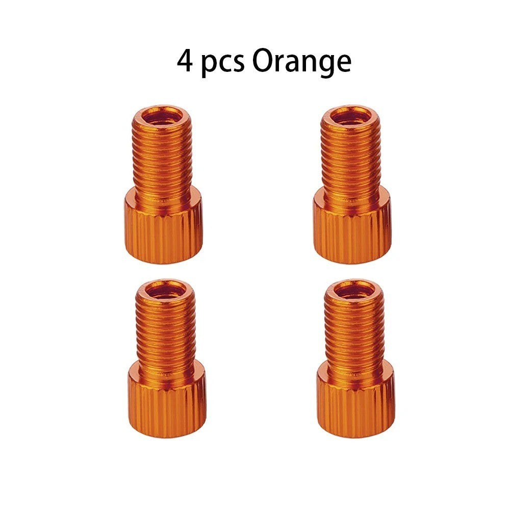 10 Color Presta to Schrader Valve Stem Adapter for Bicycle Tires