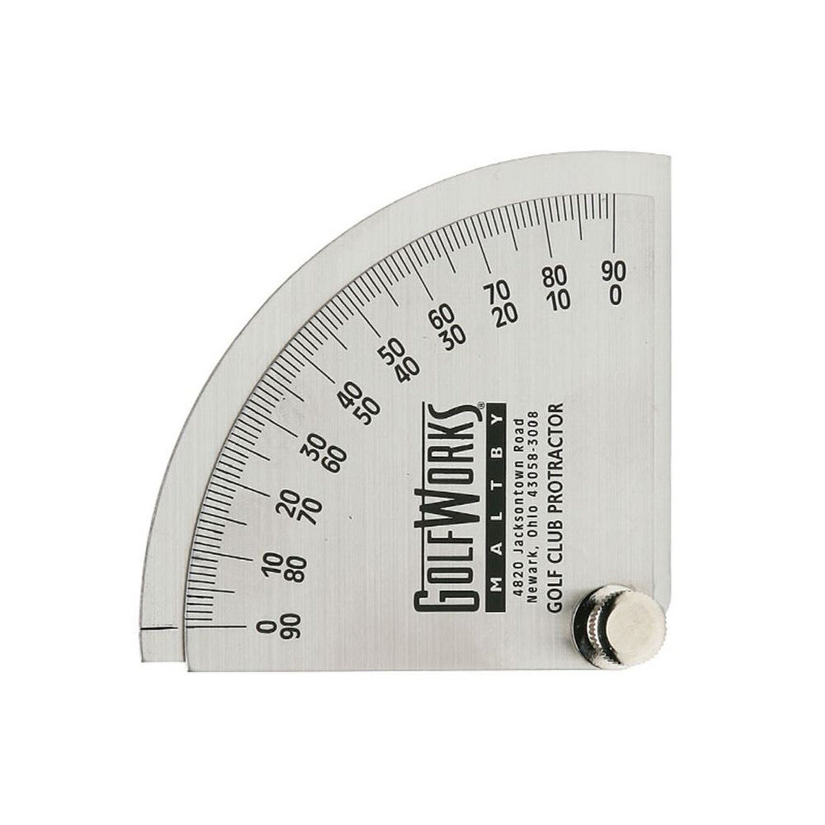 Golf Club Loft and Lie Protractor Stainless Steel Gauge for Irons, Woods, Putter