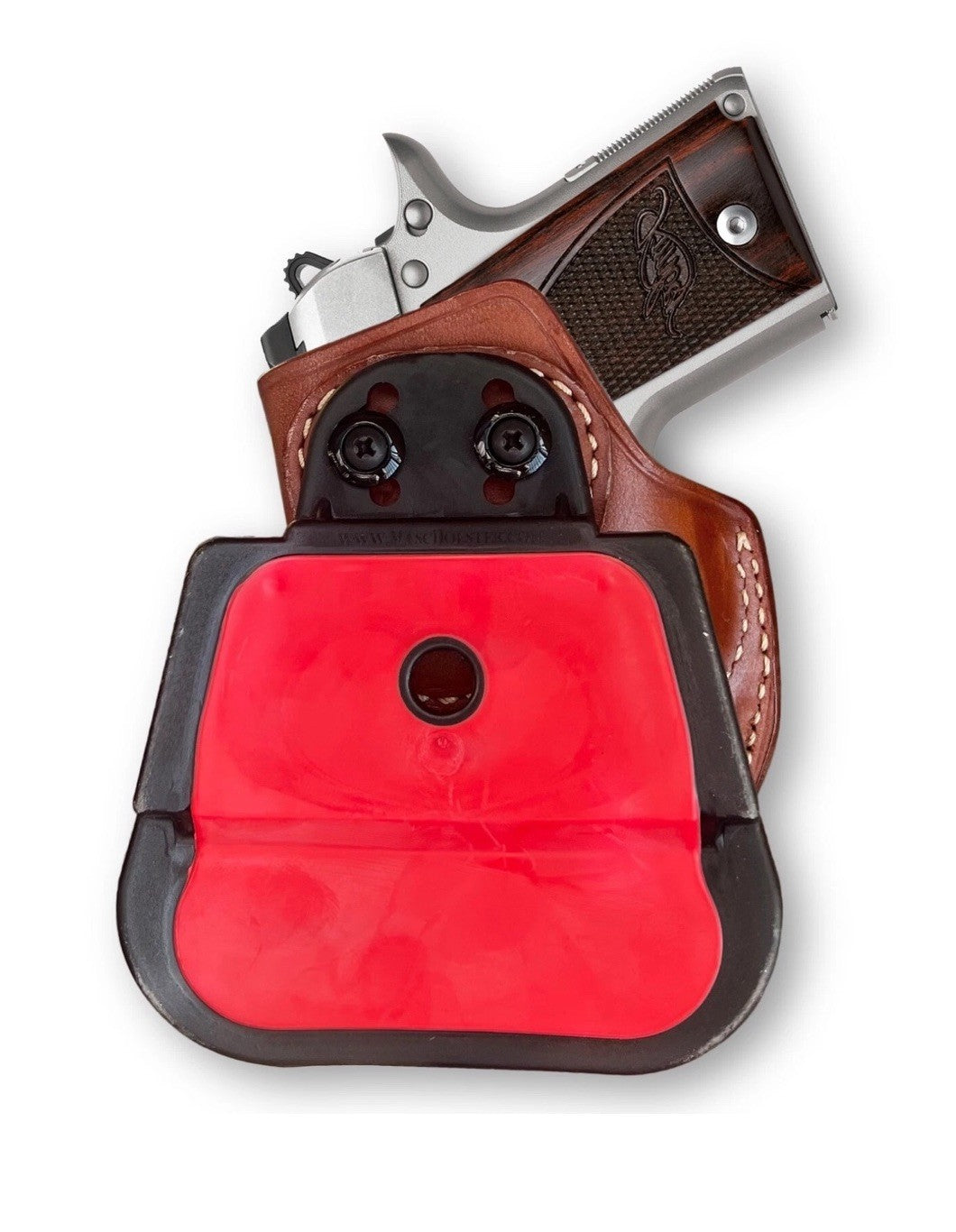 Leather Paddle Holster for Kimber Micro 9mm 3.15” BBL Open Top RH