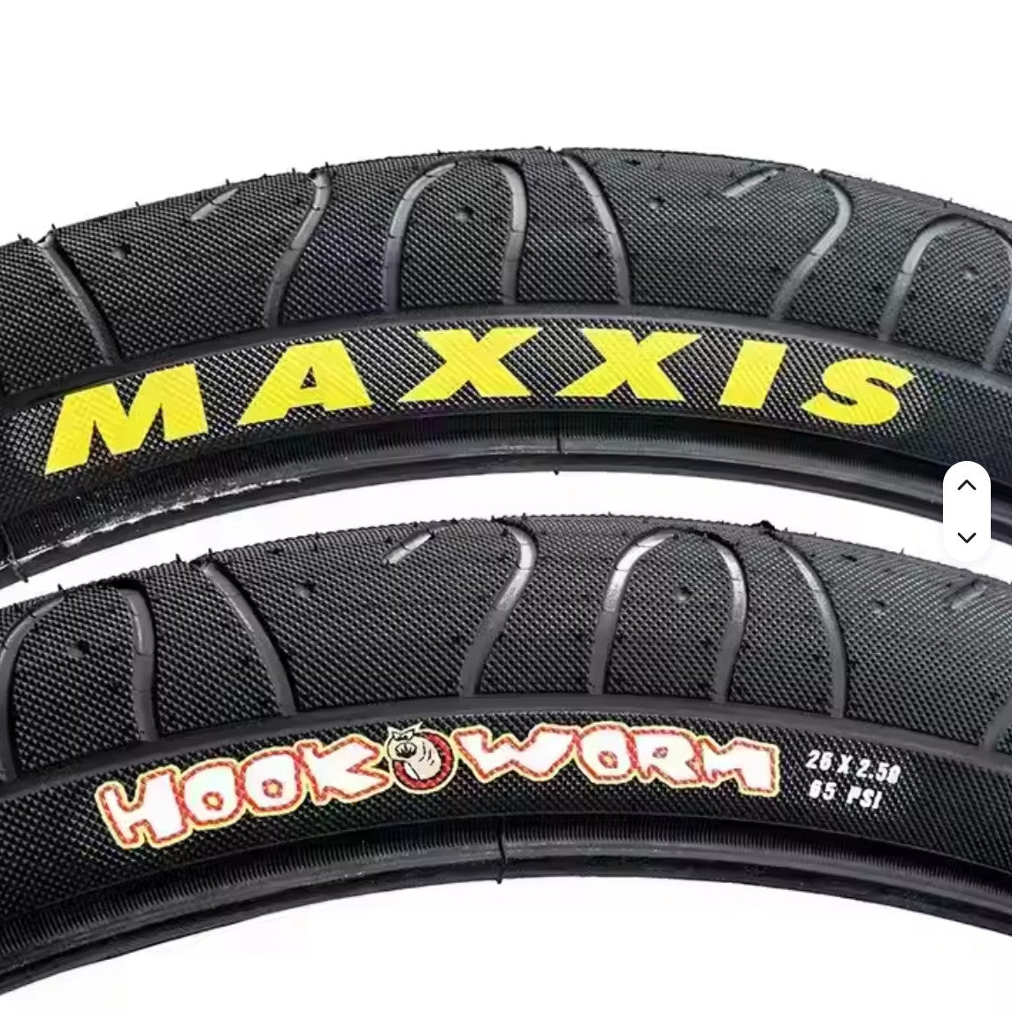 Maxxis Hookworm 26-Inch Bicycle Tires Black - Off-Road Mountain Bike