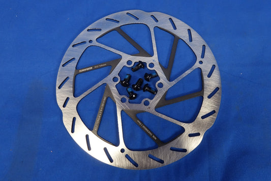 160mm Bicycle Disc Brake Rotor - 6-Bolt Mounting, Heat Dissipation, Noise Reduction