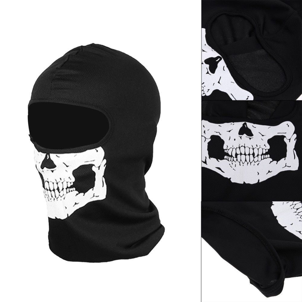 Unisex Skull Face Mask Balaclava for Halloween Ski Cycling Outdoor Sports