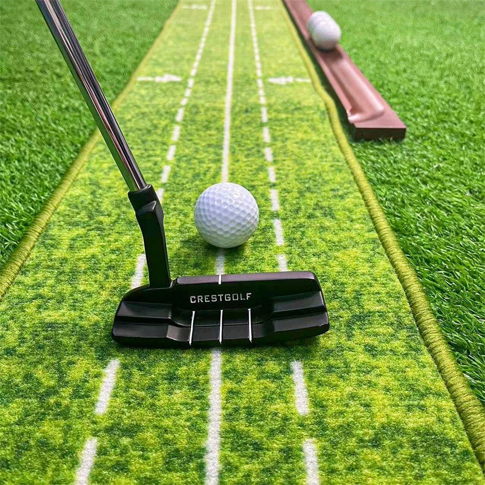 Golf Putting Mat 9.265 Ft Indoor & Outdoor Practice Green with Ball Return System