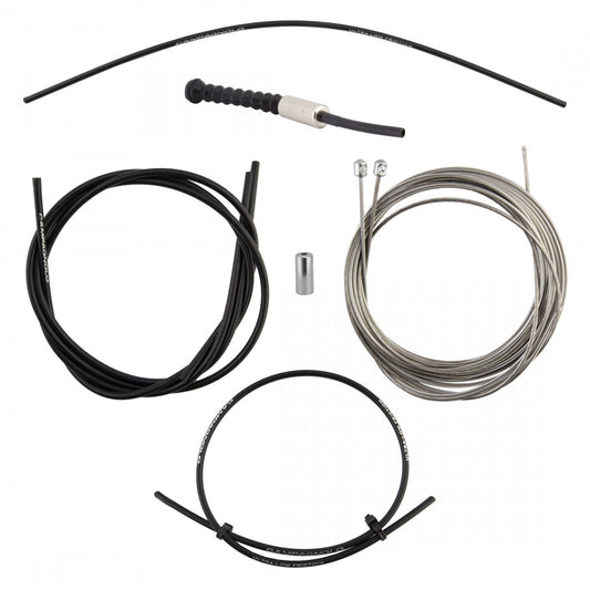 Campagnolo Ultra Low Friction Bicycle Brake & Derailleur Cable Set - Black