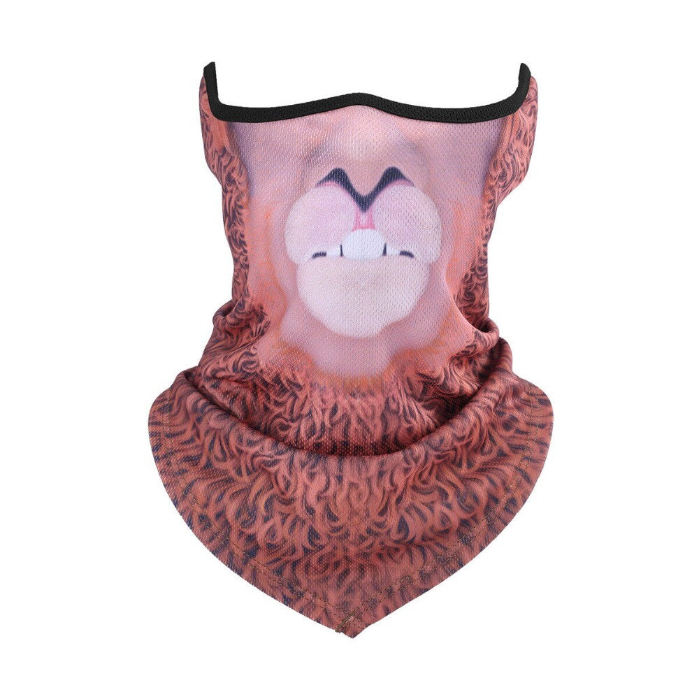 Unbranded Animal Print Face Cover Mask - Neck Gaiter for Outdoor Sports