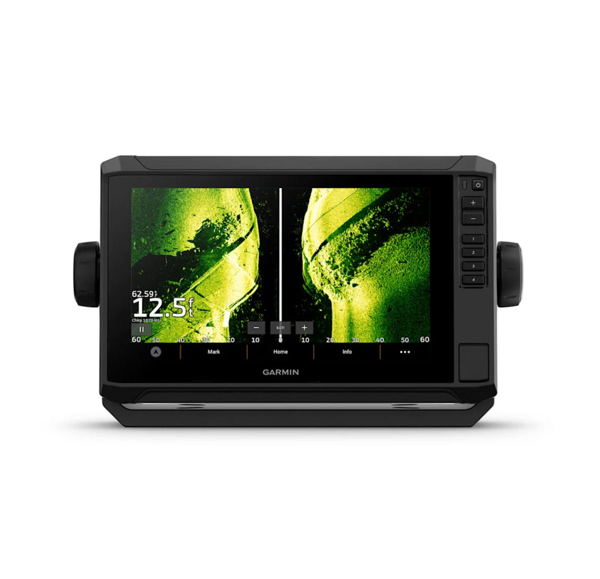Marine GPS Chartplotter with Transducer and US Inland Lake Maps - 9-Inch UHD Display
