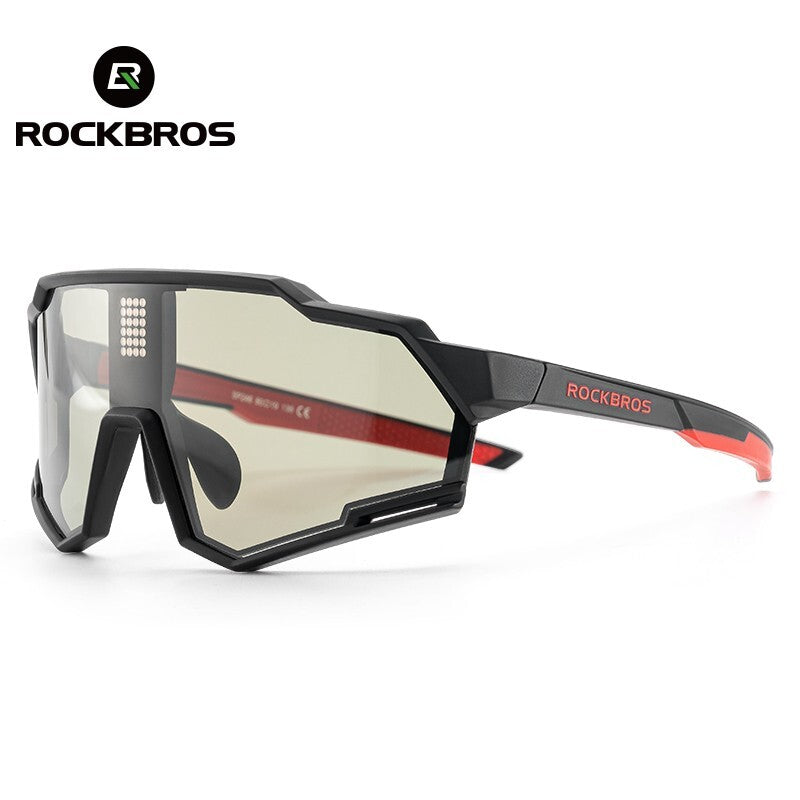 Photochromic Cycling Glasses with Electronic Color Changing Lenses - Lightweight TR Frame