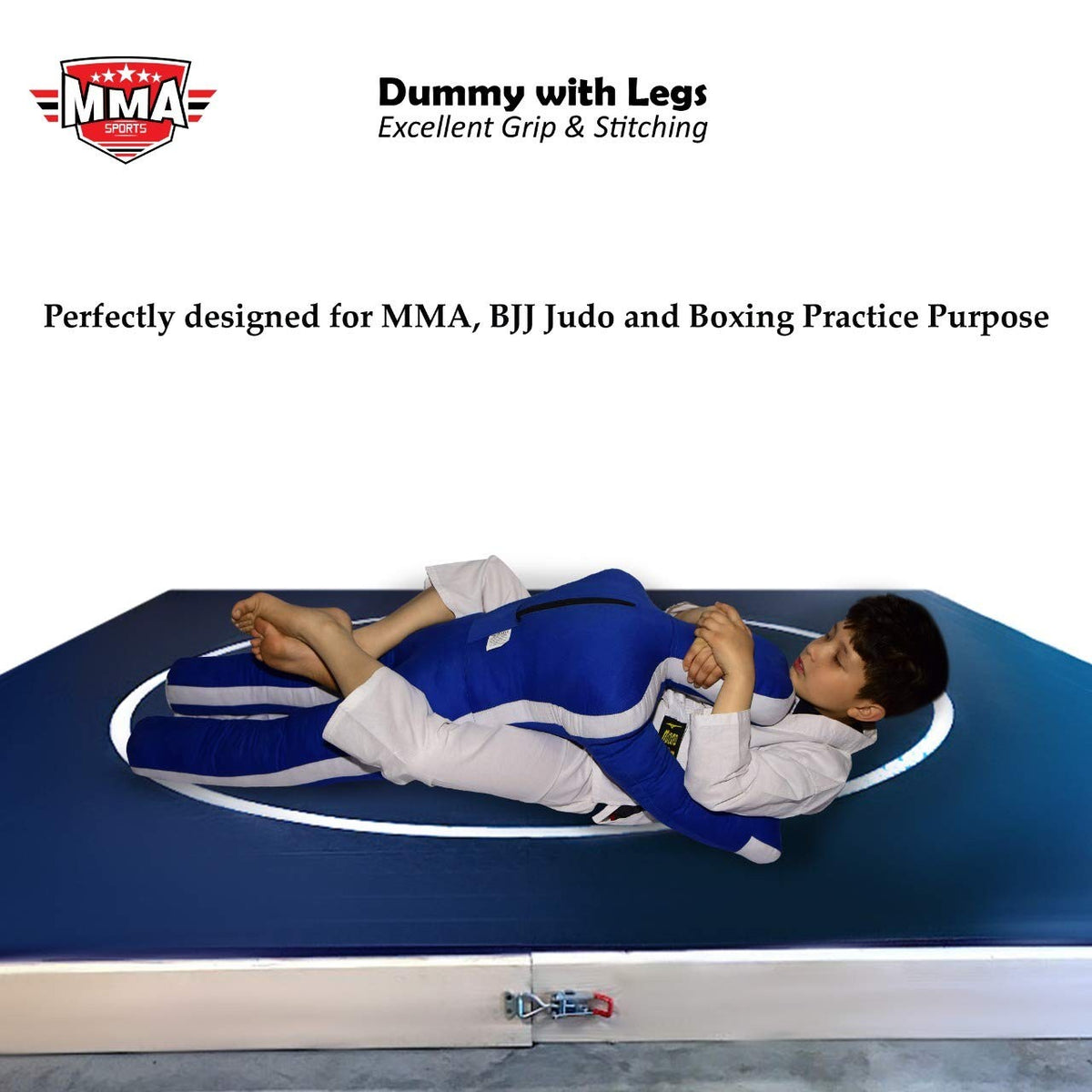 Kids Grappling Dummy - 3FT Unfilled Martial Arts Training Mannequin for Jiu-Jitsu, Wrestling, MMA