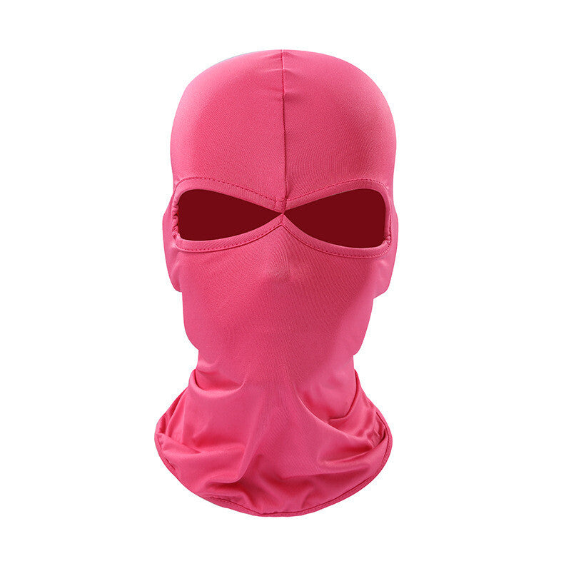 Unisex Full Face Mask with 2 Holes UV Sun Protection Ski Mask for Men Women