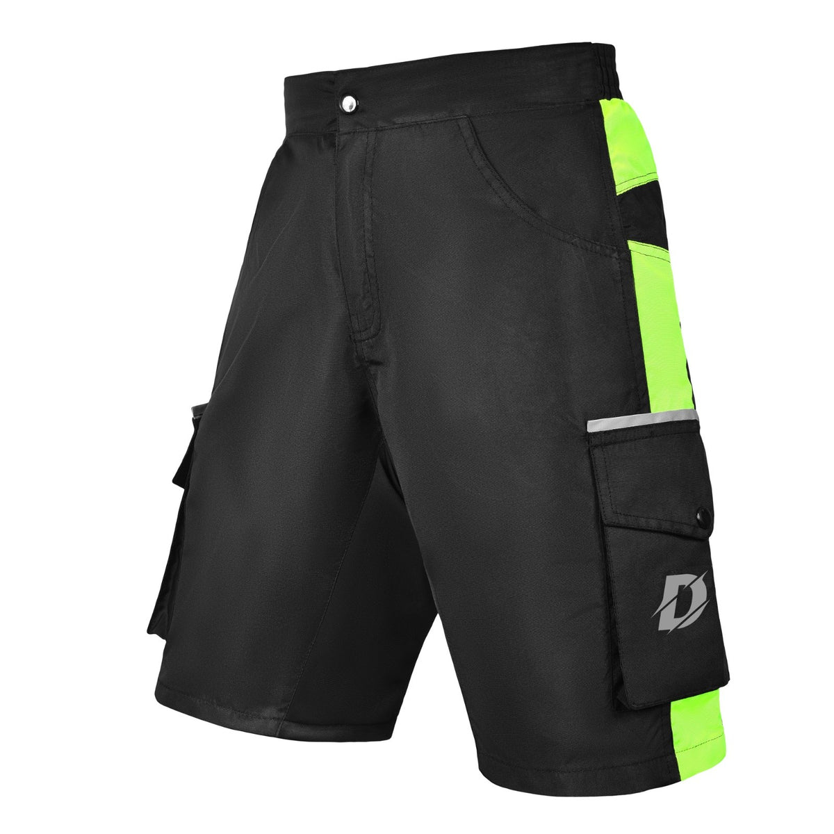 Men's MTB Cycling Shorts with Detachable Padded Liner - Off-Road Bicycle Shorts