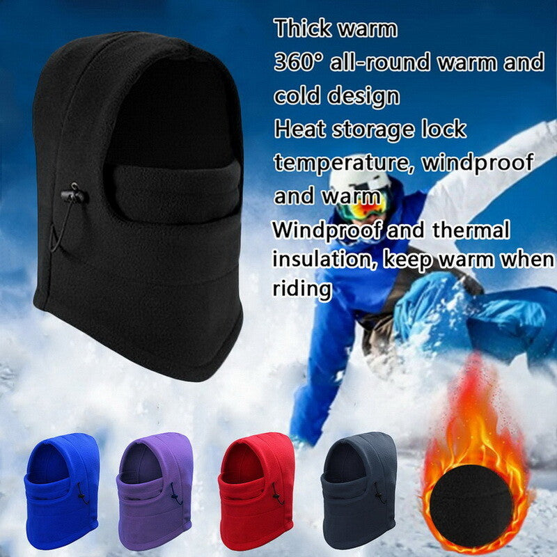 Windproof Fleece Balaclava Mask for Kids and Adults - Winter Ski & Cold Weather Face Cover