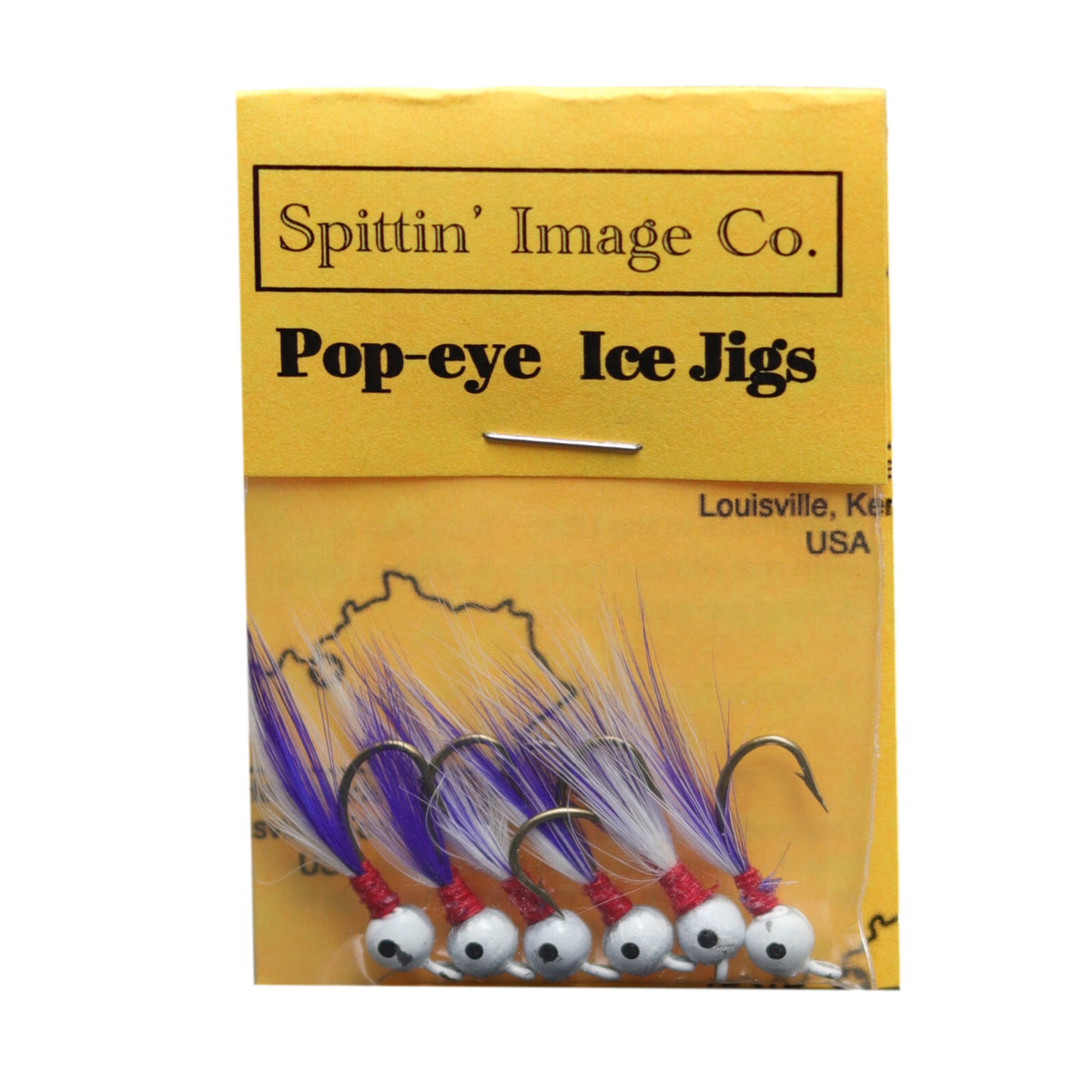 Artificial Fishing Jigs - 1/20 oz Flies with Hand Tied Feathers - 6 Pack